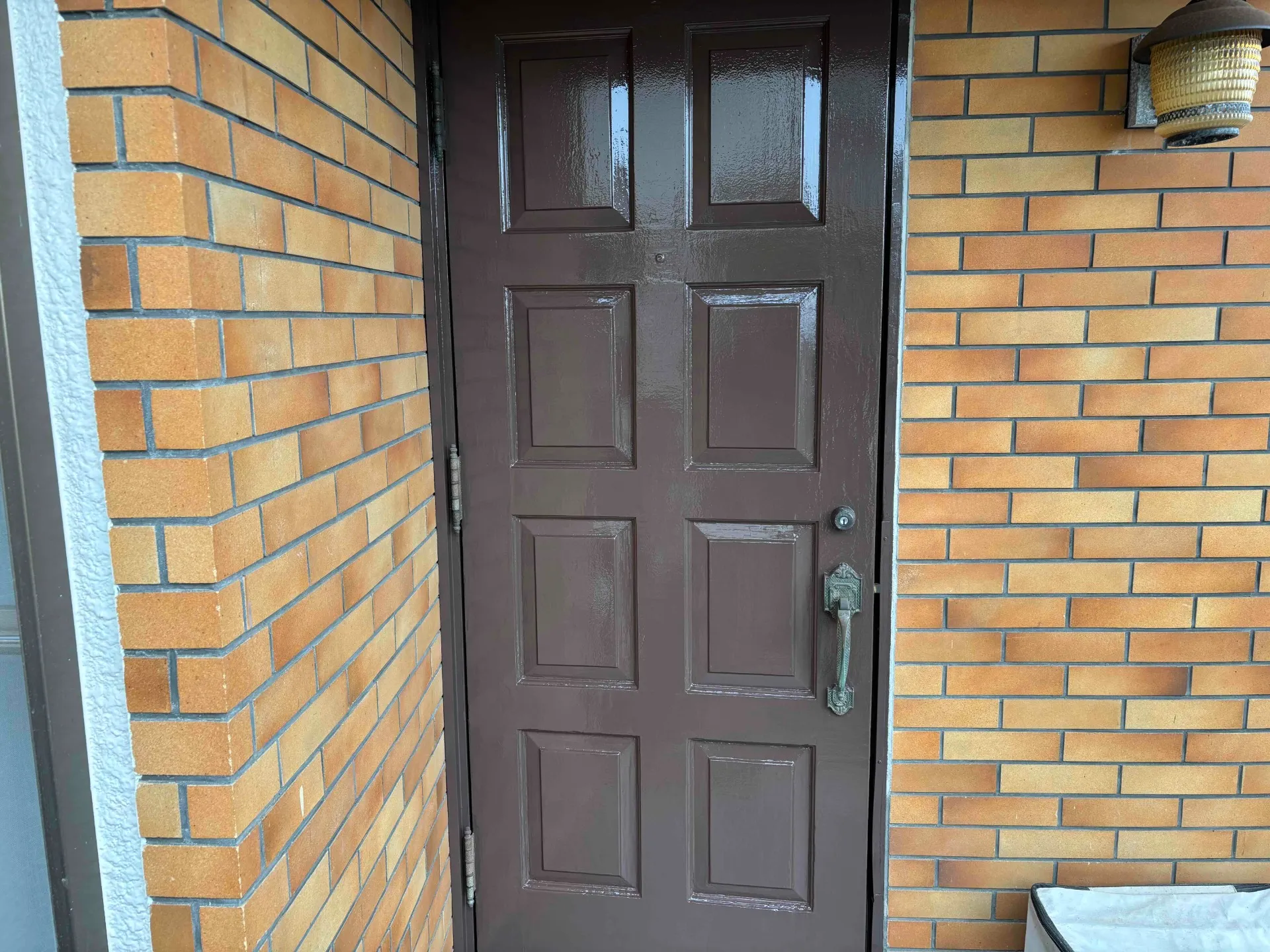 ［木製玄関扉塗装］兵庫県宝塚市T様邸